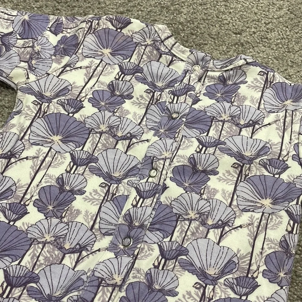 Kate Quinn Small Purple Poppy Ruffle Leg